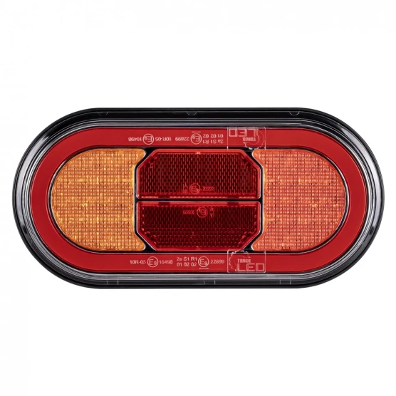 Lampa tylna led TL mała owalna 4-fun. 12/24V L1891 uniwersalna