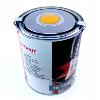 Farba Lakier zółta JCB RAL1515 1 litr Granit Nopolux 27012174