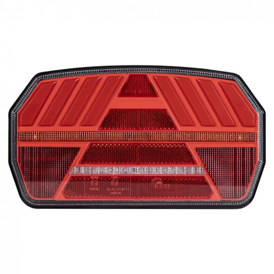 Lampa tylna LED 12/24V z trójkątem prawa L1958
