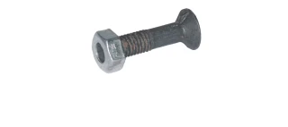 Śruba płużna noskowa M16x90 mm kl. 10.9 z nakrętką