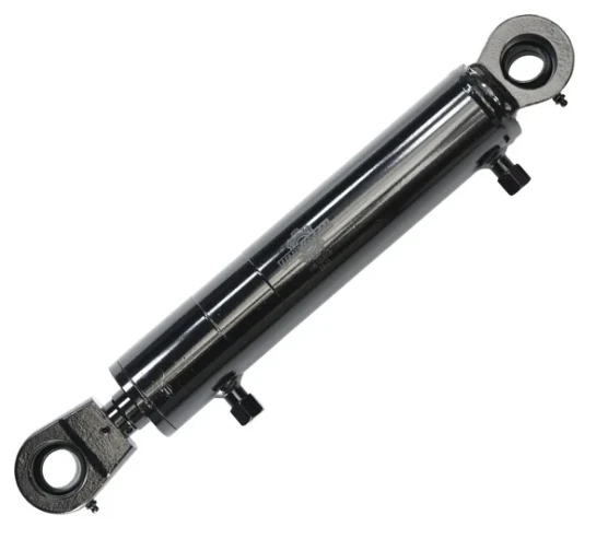 Siłownik hydrauliczny z uchem fi-30 mm, dwustronnego działania, skok 200 mm, 63/35/200; 63/35/200, 63/36/200 Univversal