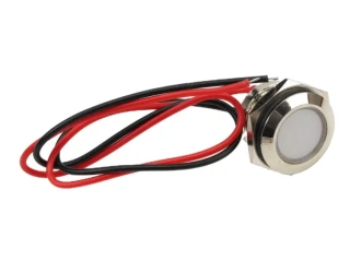 Lampka kontrolna led FI16 12/24V biała