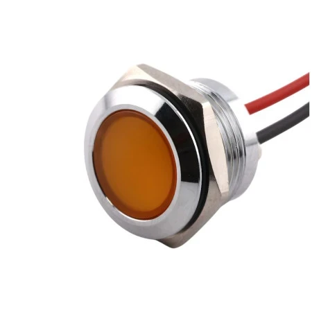 Lampka kontrolna LED FI16 12/24V pomarańczowa
