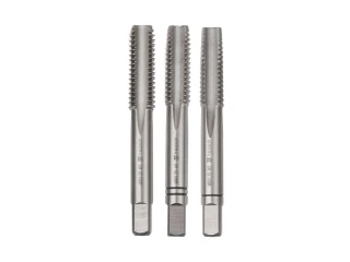 Komplet gwintowników ręcznych PROFESSIONAL, M8x1,25 (3 szt), (zdzierający, pośredni, wykańczający), stal M2, Teger